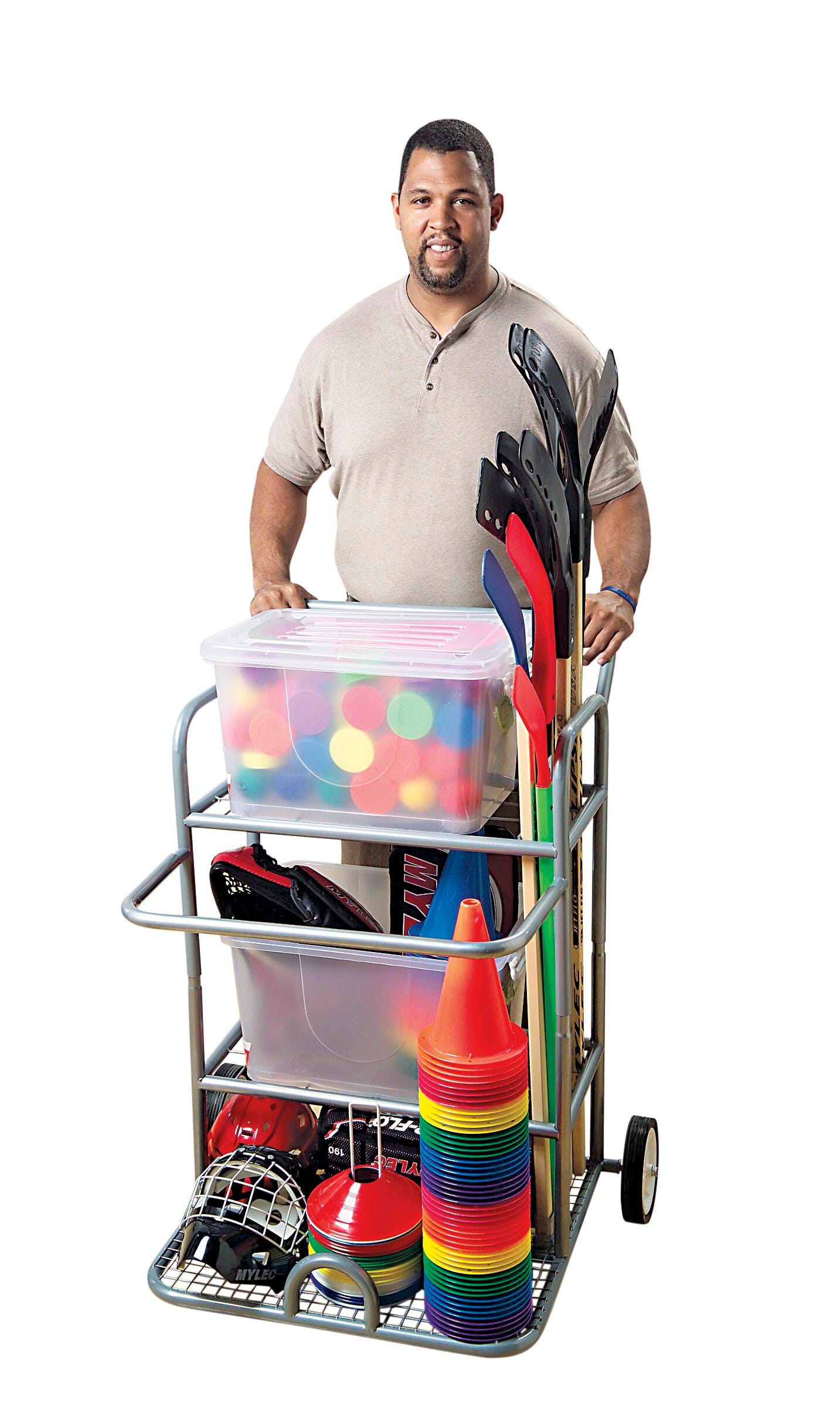 FlagHouse Hockey Cart, 47 x 30 x 28 Inches 2120082
